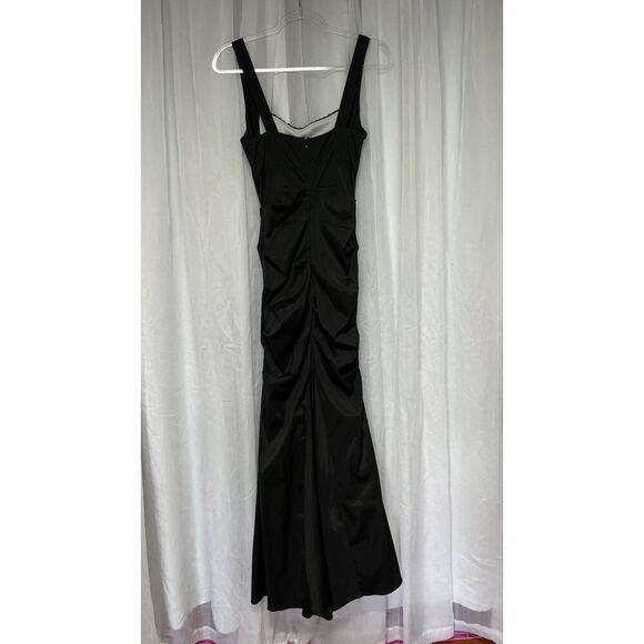 VTG Cache Y2K Romantic Strapless Ruched Mermaid Maxi Gown 6 GlamnGala Milkmaid - Picture 6 of 11